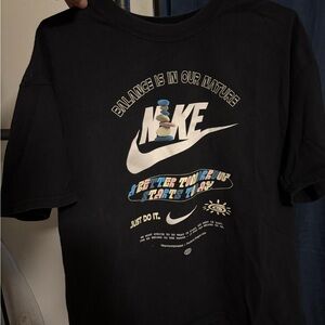 Nike Black Graphic T-Shirt
